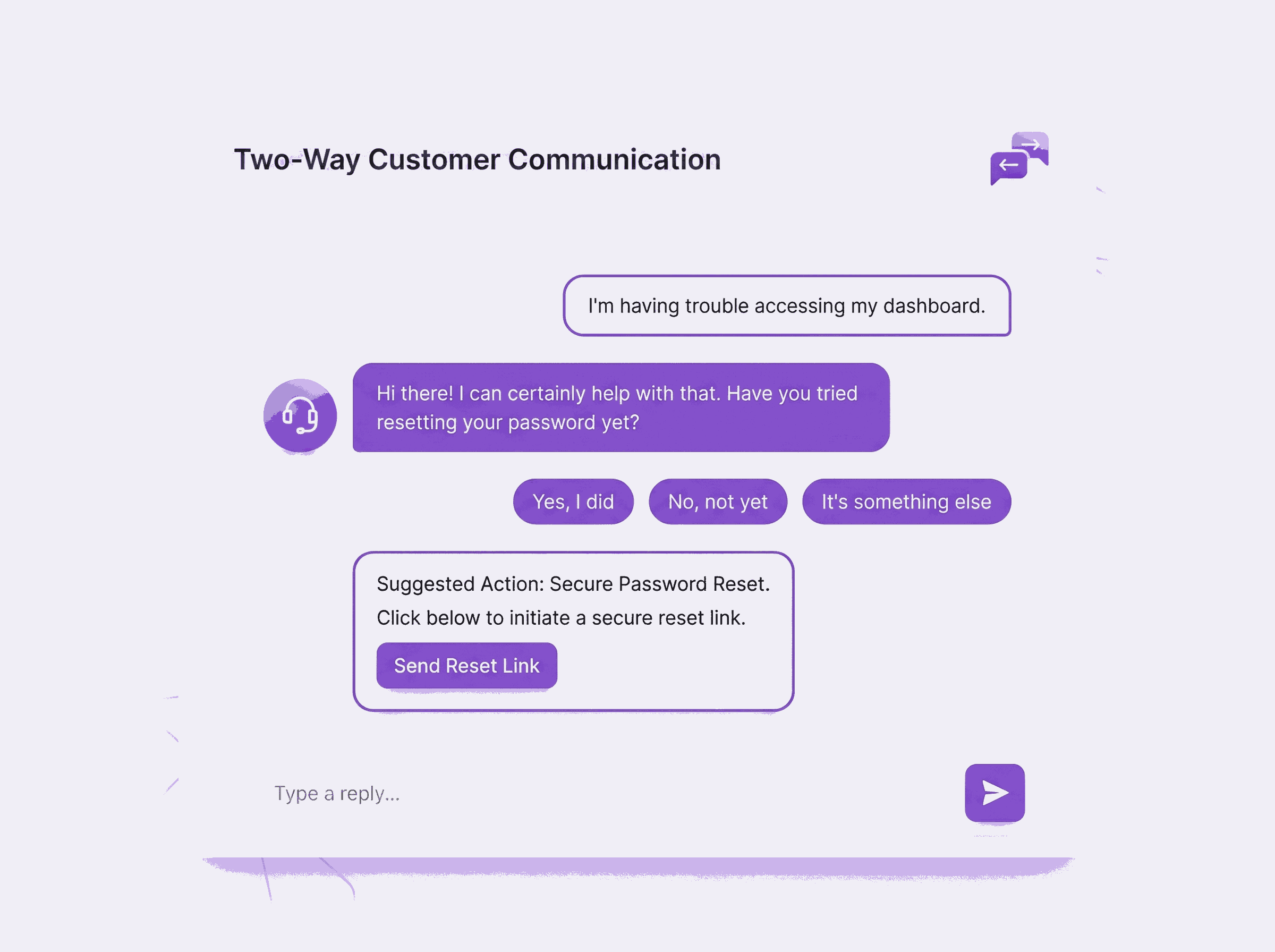 Two-Way Conversational Flow